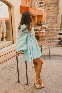 Lea Dress - Cyan