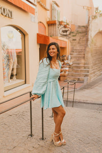 Lea Dress - Cyan