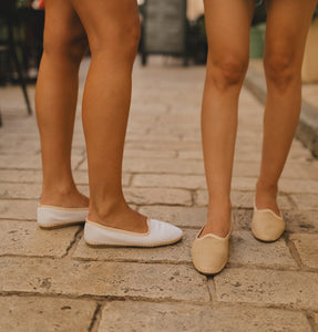 Eva | Linen White Nude